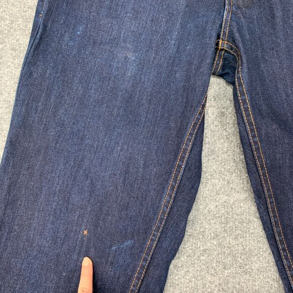 Black Stallion Jeans Mens 32 TruGuard 300 Fire Flame Resistant FR Workwear Denim - Picture 7 of 16